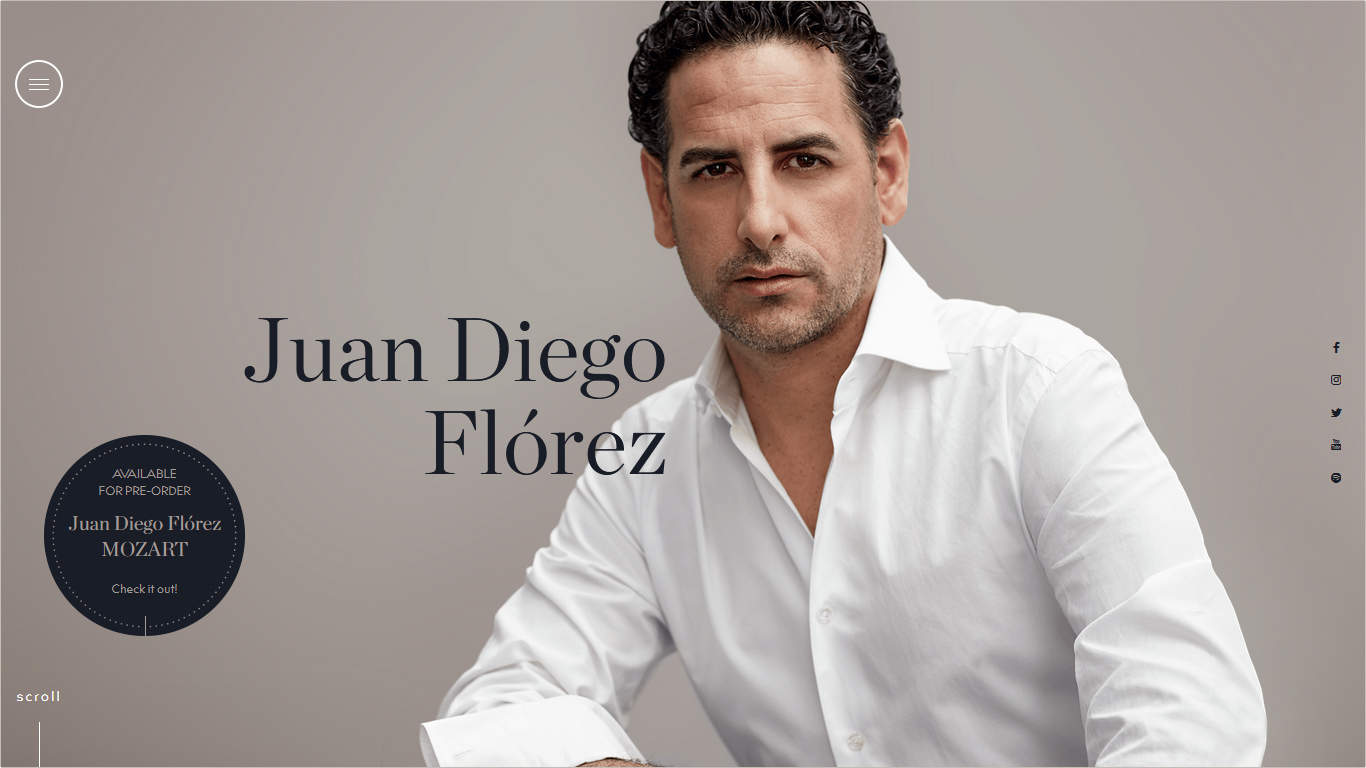 Website Juan Diego Florez