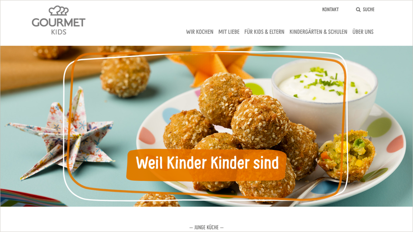 Website Umsetzung für Website GOURMET