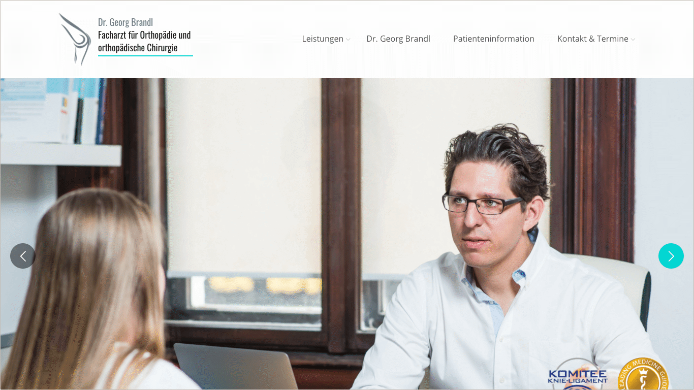 Website Orthopädische Chirurgie Dr. Georg Brandl Website Orthopädische Chirurgie Dr. Georg Brandl