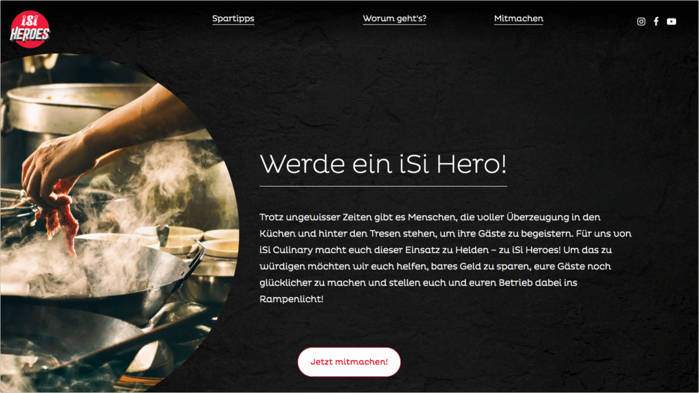 iSi Heroes Microsite