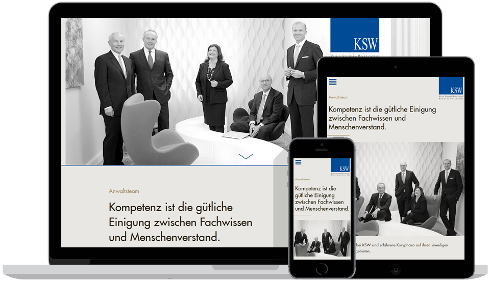 Responsive Website Kunz Schima Wallentin