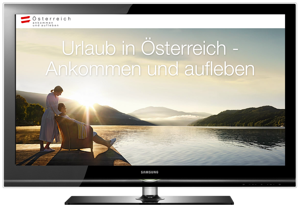 Smart TV Österreich Werbung