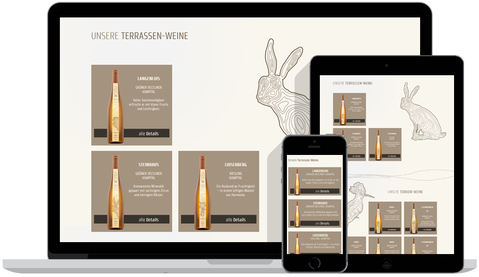 Responsive Website Weingut Weszeli